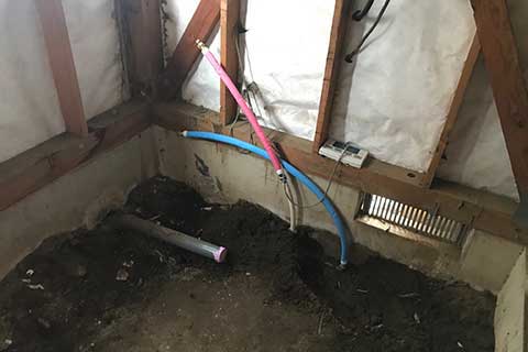 -テレビを見られるリラックス空間 戸建て住宅の浴室・洗面室リフォーム-