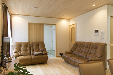 千葉のリフォーム リノベーション リフォーム家造り 塗壁ほたて漆喰 ほたて貝殻の自然壁装材