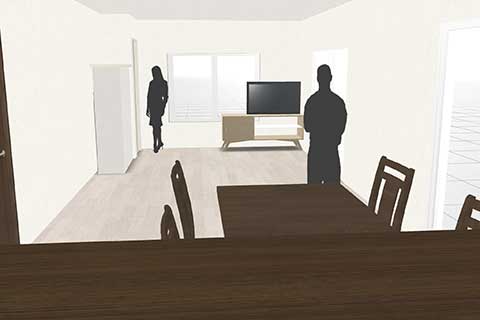 -木造住宅リフォームで和室を洋室のリビングダイニングと明るい子供部屋に-
