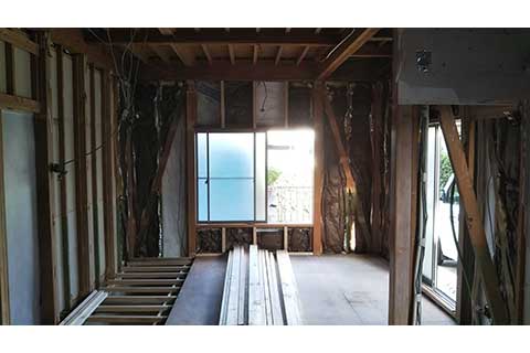 -木造住宅リフォームで和室を洋室のリビングダイニングと明るい子供部屋に-
