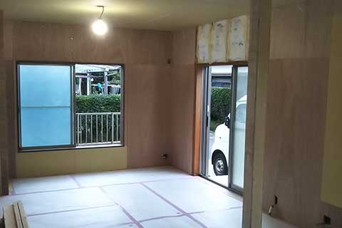 -木造住宅リフォームで和室を洋室のリビングダイニングと明るい子供部屋に-