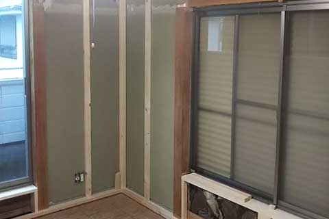 -木造住宅リフォームで和室を洋室のリビングダイニングと明るい子供部屋に-