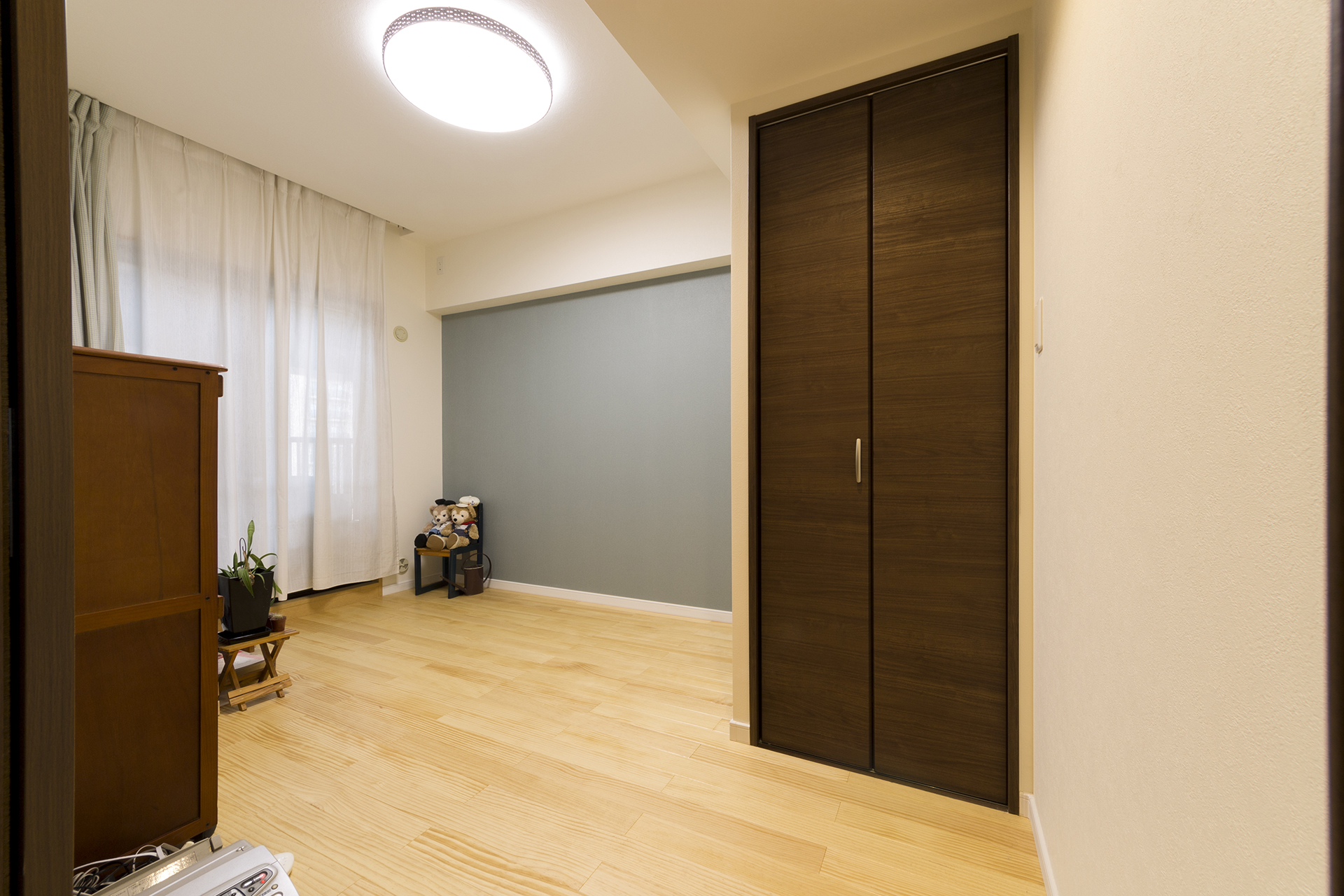 千葉のリフォーム リノベーション リフォーム施工事例 千葉市花見川区 防音床と無垢フローリングで快適な中古マンションリノベーション