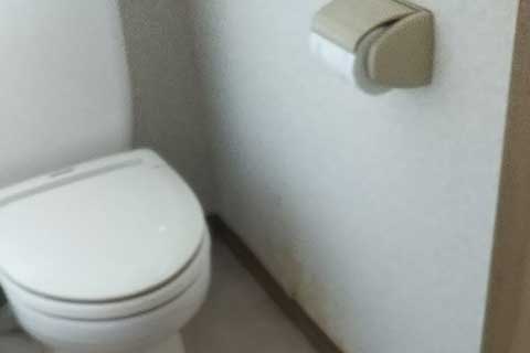 -開放的なシステムキッチンのLDK、中古ツーバイフォー住宅購入リフォーム-