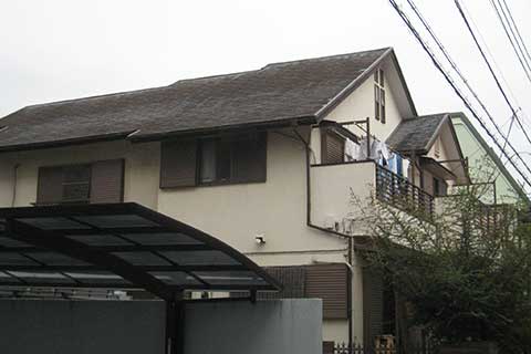 -木造の家の雨漏り修理+ガルバリウム屋根の重ね葺きと外壁塗装リフォーム-