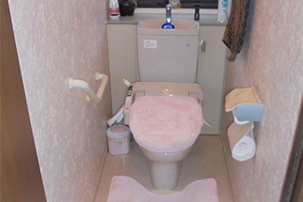 -短工期！内装一新しスペースを有効利用したトイレリフォーム-