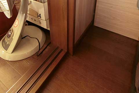 -収納充実したシステムキッチンへの入れ替えリフォーム-
