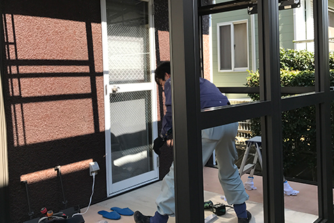 -窓断熱リフォームとサンルームの設置で暖かい家にリフォーム-