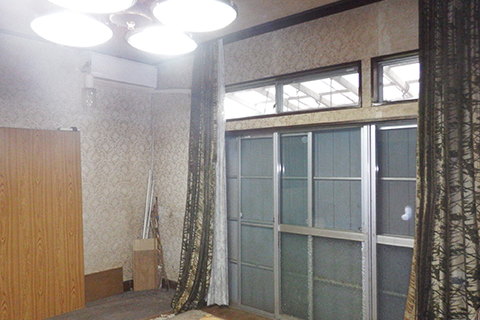 -木造二階建ての家を間取り変更で平屋にして和モダン住宅へリノベーション-