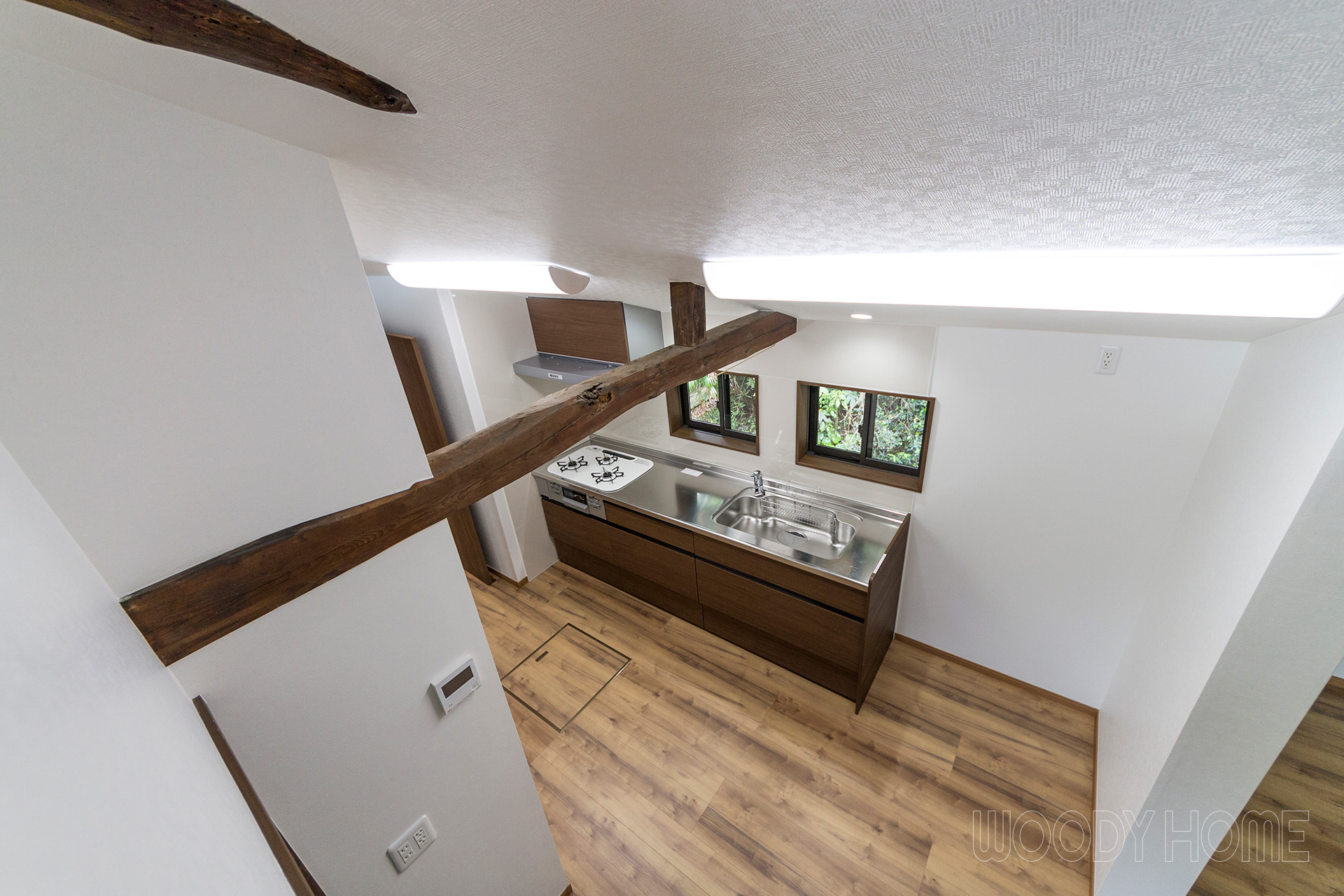 千葉のリフォーム リノベーション リフォーム施工事例 匝瑳市 築110年の古民家を窓 床 壁断熱と間取り変更で和モダンな家にリフォーム