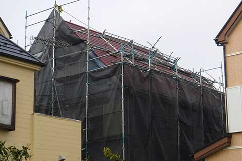 -台風被害からの屋根の復旧-併せて外壁塗装も行い色味にもこだわりました-