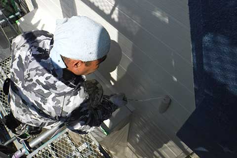 -台風被害からの屋根の復旧-併せて外壁塗装も行い色味にもこだわりました-
