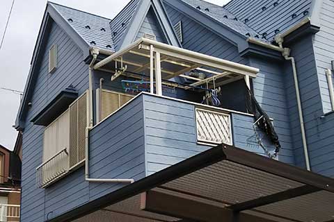 -台風被害からの屋根の復旧-併せて外壁塗装も行い色味にもこだわりました-