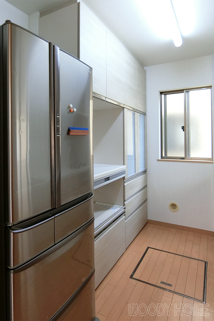 -その他 木造住宅の台所を収納が増え掃除が楽になるシステムキッチンへリフォーム-