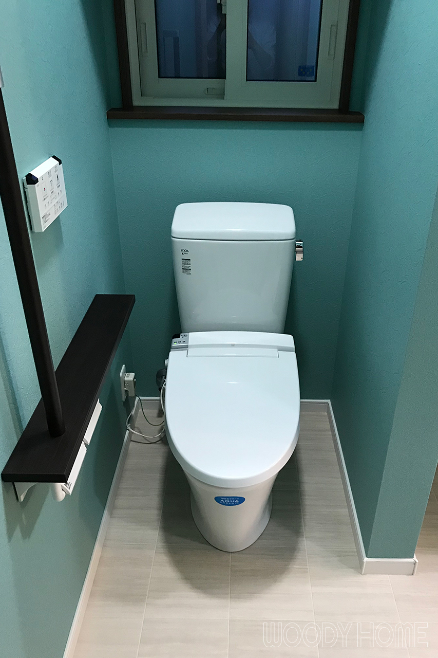 -トイレ 築39年の木造住宅を窓断熱・床暖房で暖かく住みやすい家にリフォーム-