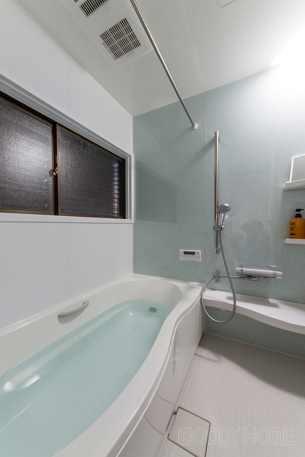 -浴室 築古の木造住宅に耐震と窓断熱を施し収納の多い和モダンな家にリフォーム-