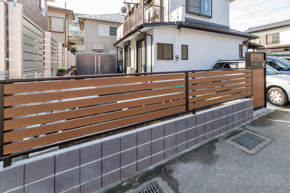 -エクステリア 築古の木造住宅に耐震と窓断熱を施し収納の多い和モダンな家にリフォーム-