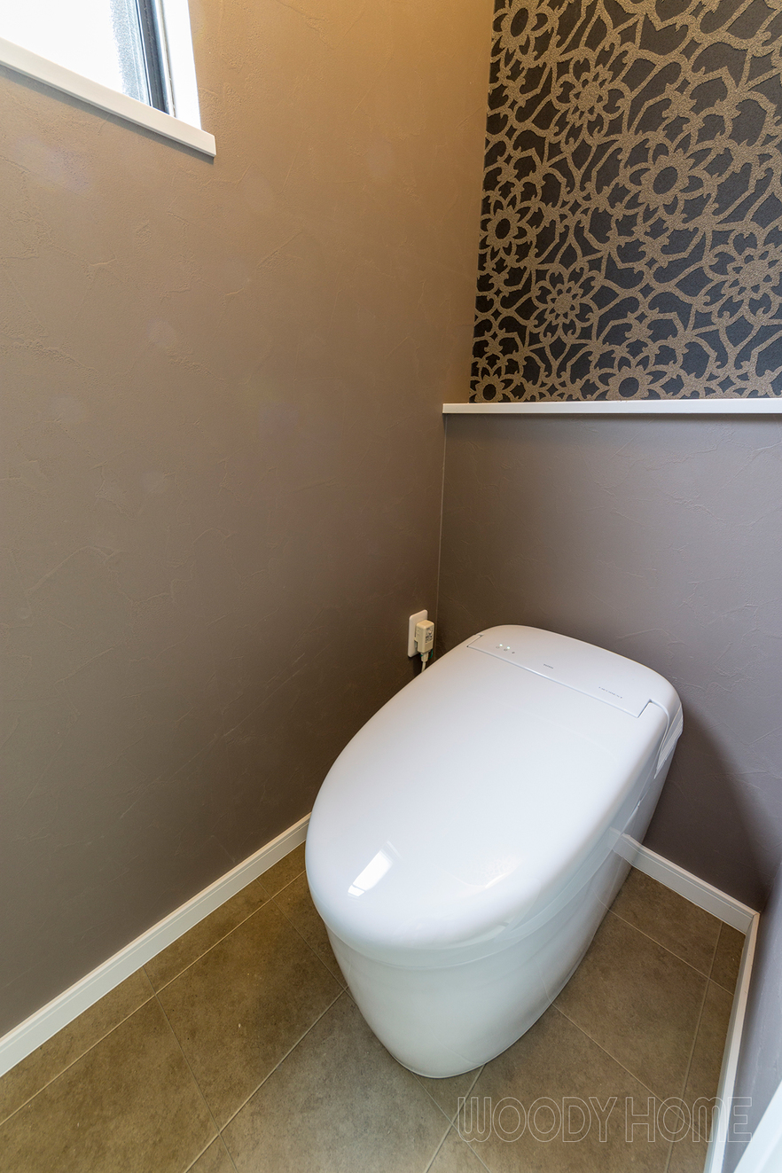 -トイレ 佐倉市 開放的なシステムキッチンのLDK、中古ツーバイフォー住宅購入リフォーム-