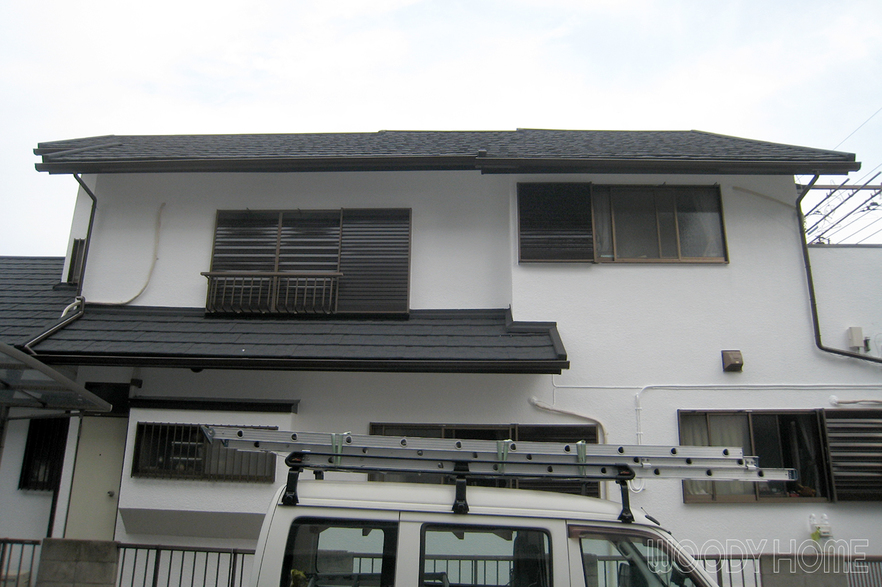 -その他  木造の家の雨漏り修理+ガルバリウム屋根の重ね葺きと外壁塗装リフォーム-