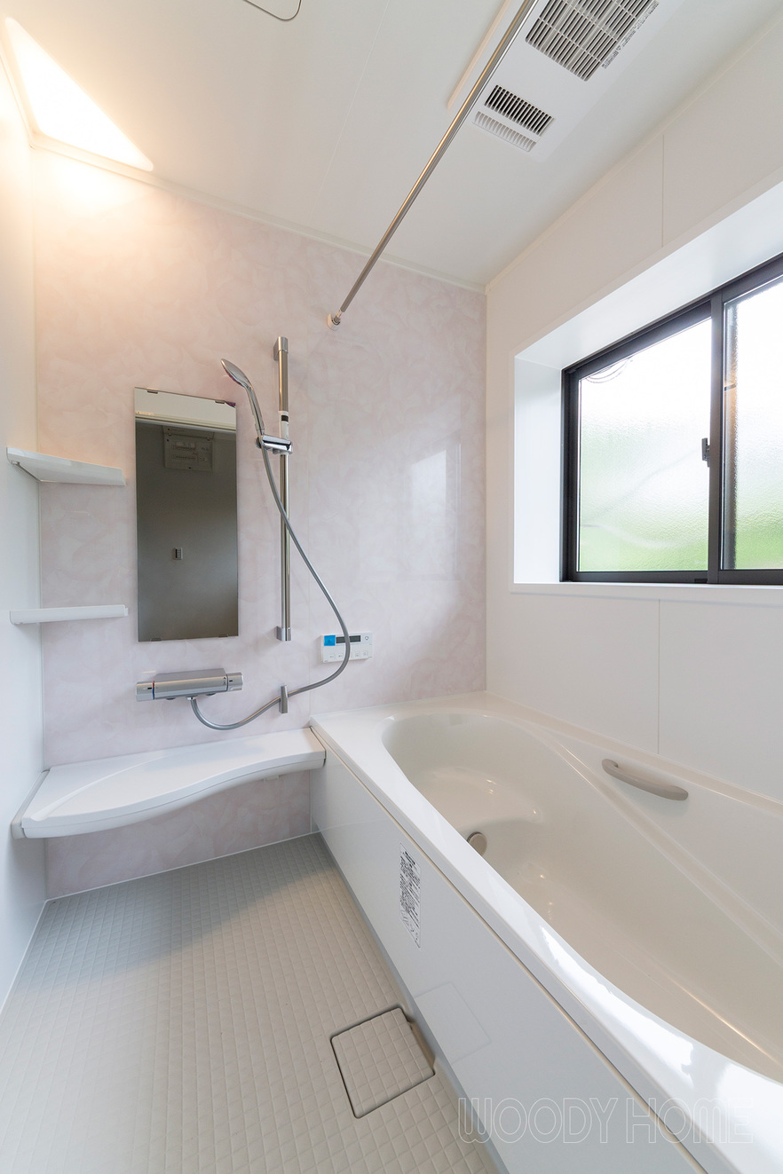 -浴室 匝瑳市 築110年の古民家を窓・床・壁断熱と間取り変更で和モダンな家にリフォーム-