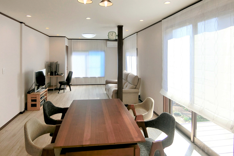 船橋市 I様 木造住宅リフォームで和室を洋室のリビングダイニングと明るい子供部屋に