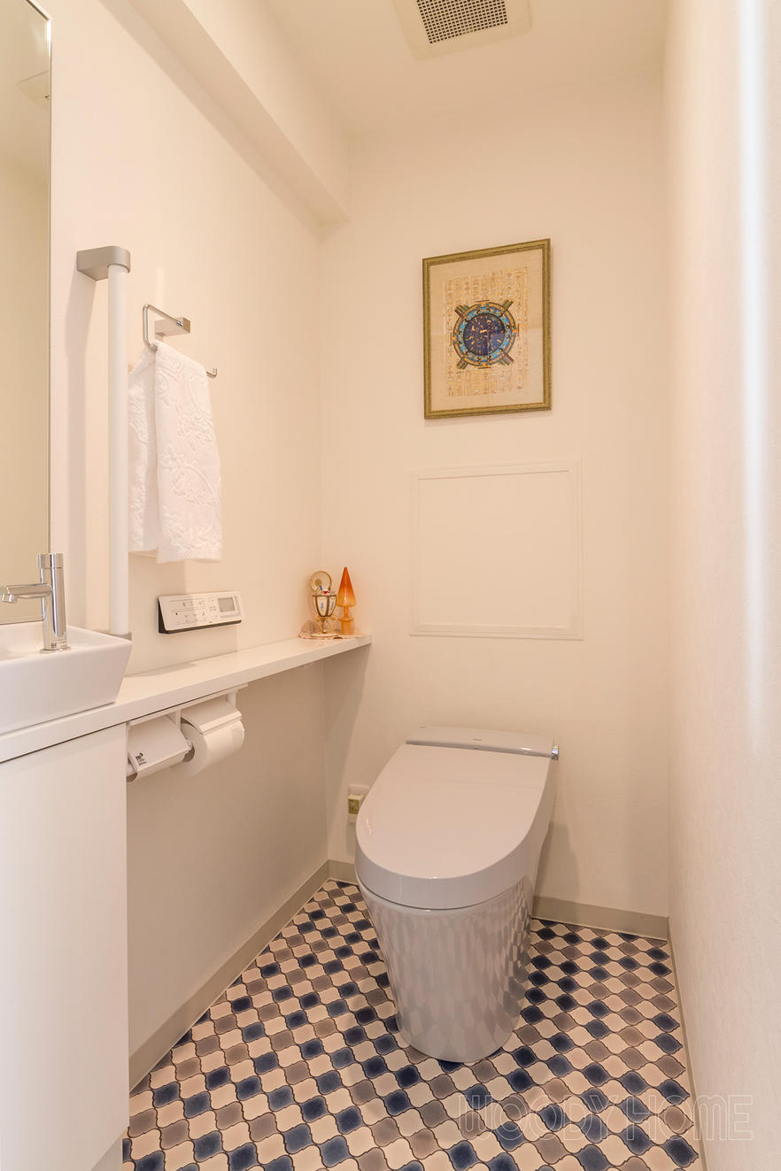 -トイレ  暮らしやすい間取りとインテリアをデザインしたマンションフルリフォーム-