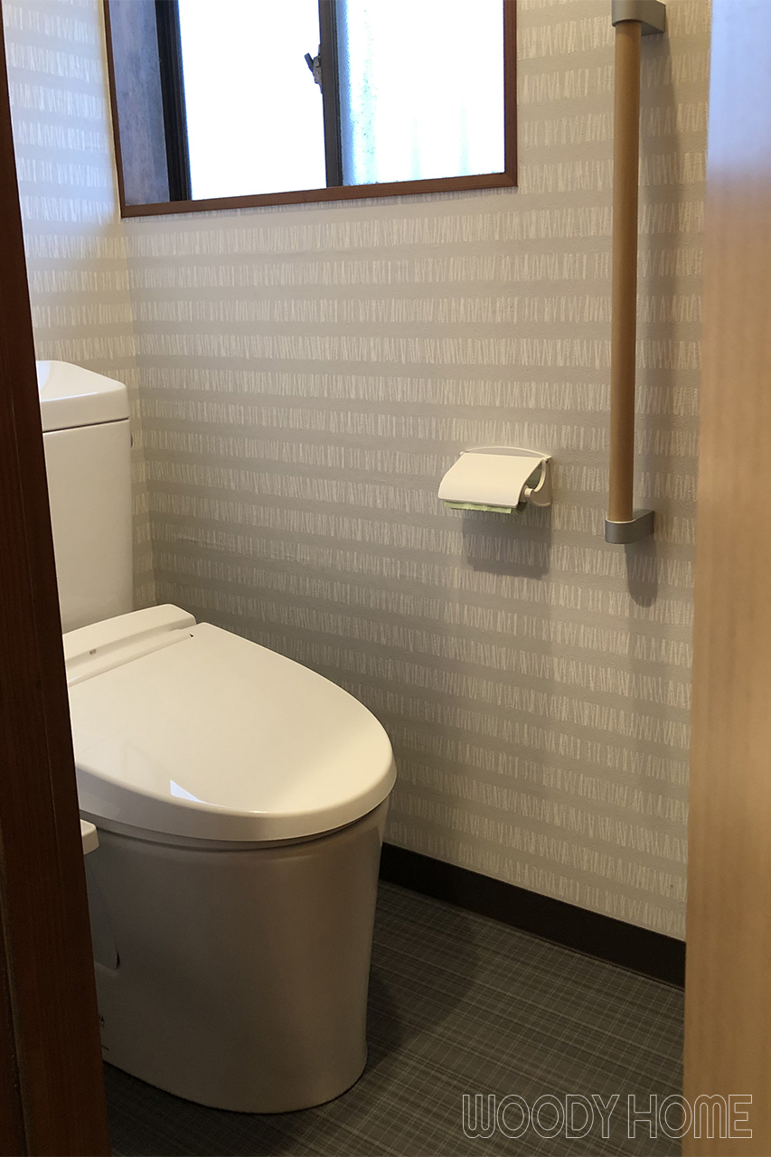 -トイレ  戸建て住宅の水漏れによる床の修理と1階・2階のトイレリフォーム-