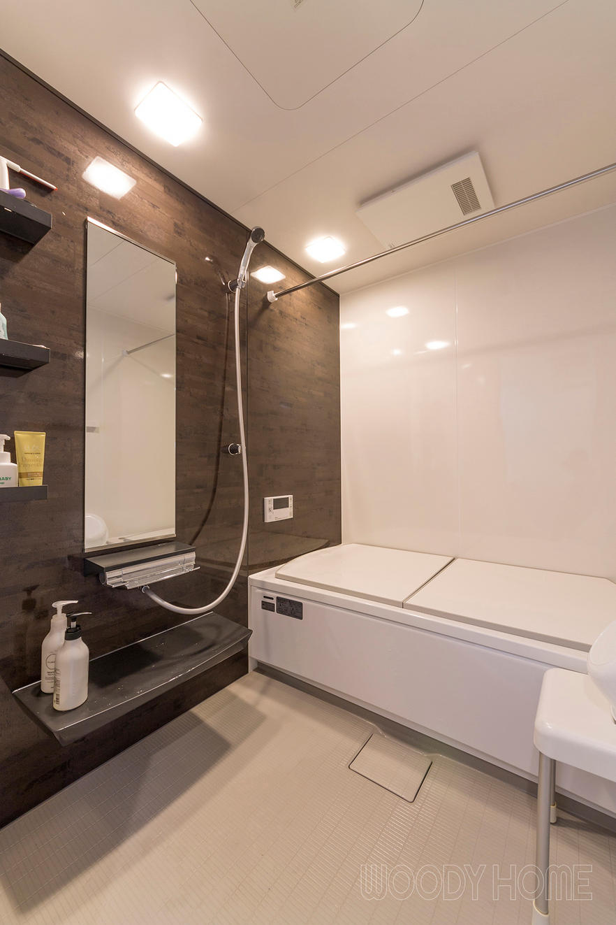 -浴室  中古マンション購入×間取り変更でライフスタイルに合った家にリフォーム-