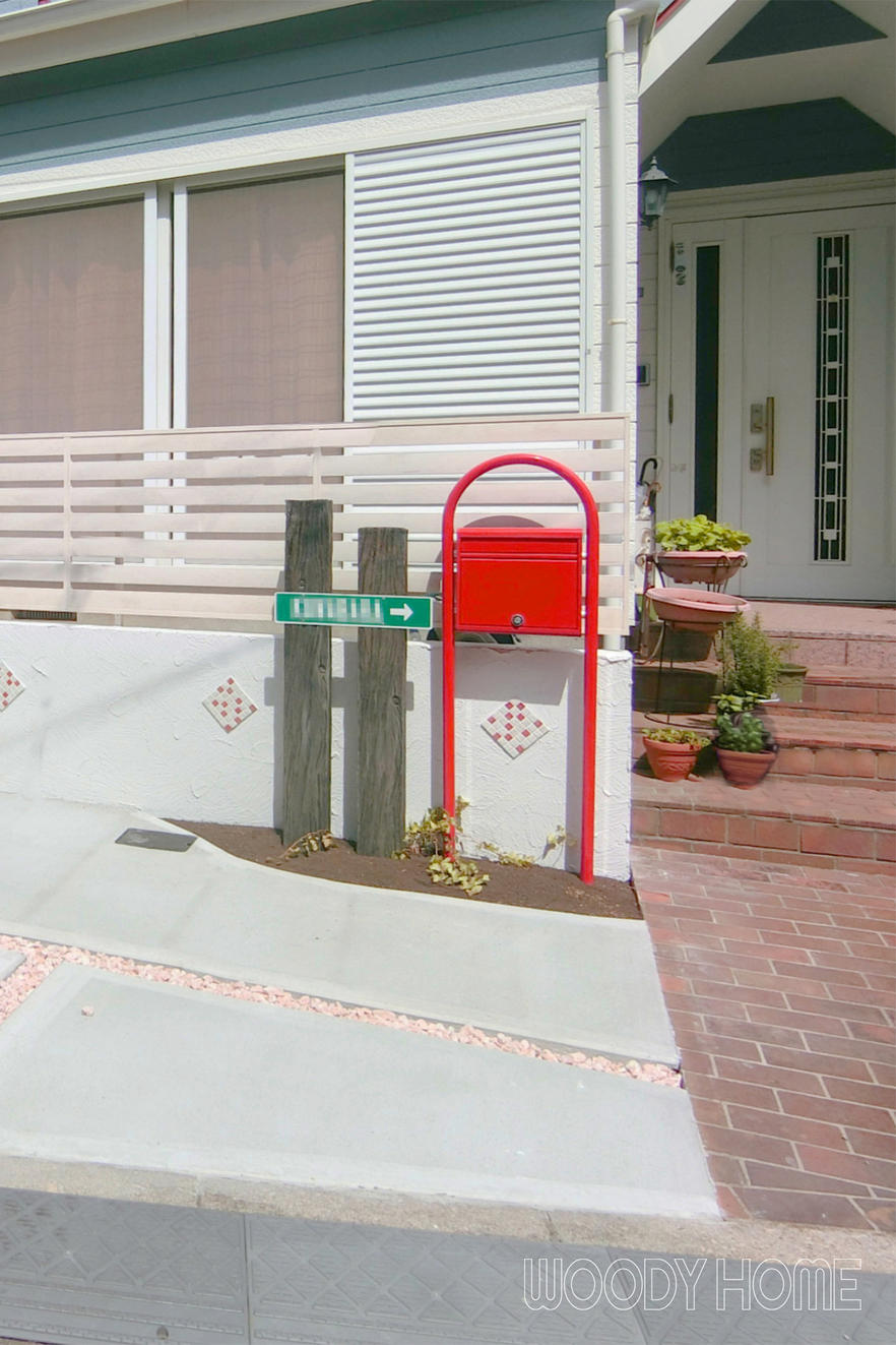 -エクステリア  車が無い時もお洒落に見せる駐車場リフォーム-