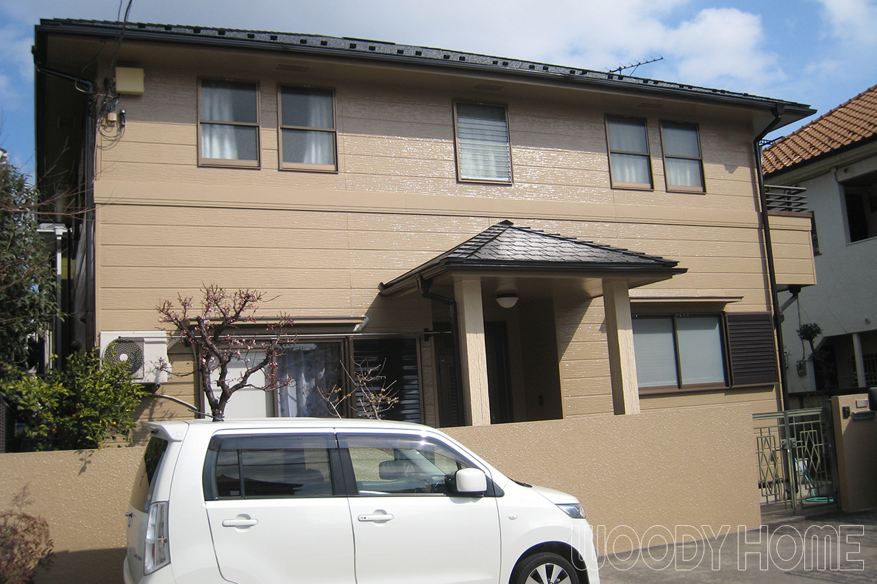 -長寿命塗料を使用したサイディング貼りの家の屋根・外壁塗装リフォーム-