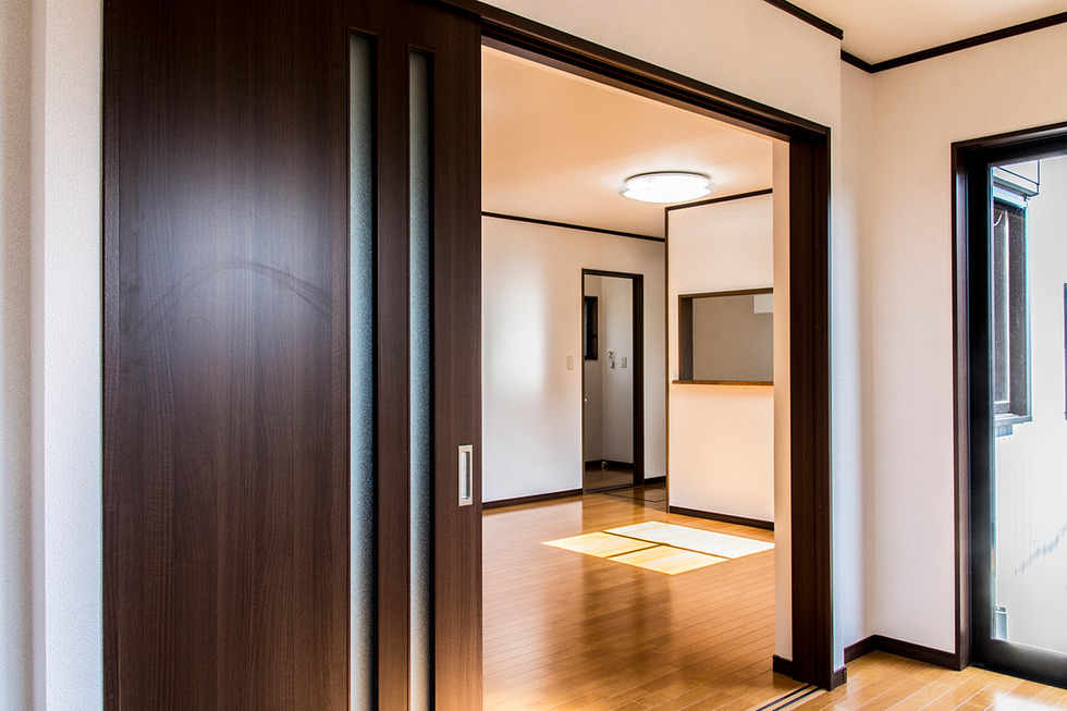 増築した部屋から新しくなったLDK