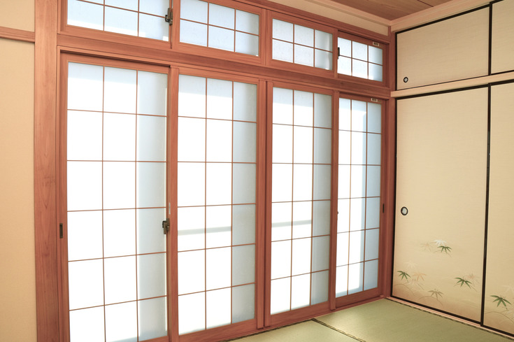 LDKから小上がりで上がる和室 内装材を全て新しいものへ交換