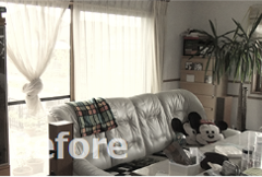 店舗としてリフォームされた旧リビング
