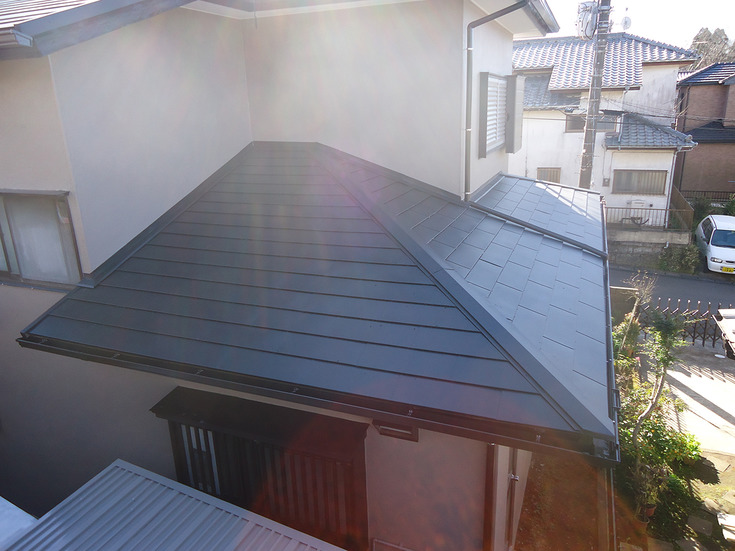新築並みの美観 屋根