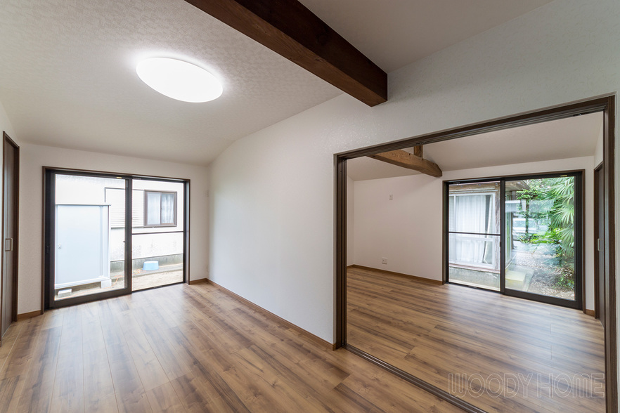 子供部屋としてお使いいただく西側の洋間