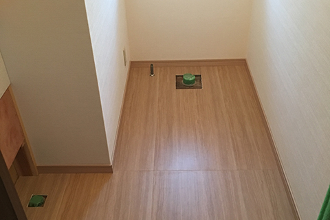 トイレの床
