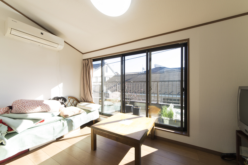 日当たりが良く冬でも過ごしやすい部屋