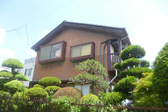 トタンの外壁 リフォーム前