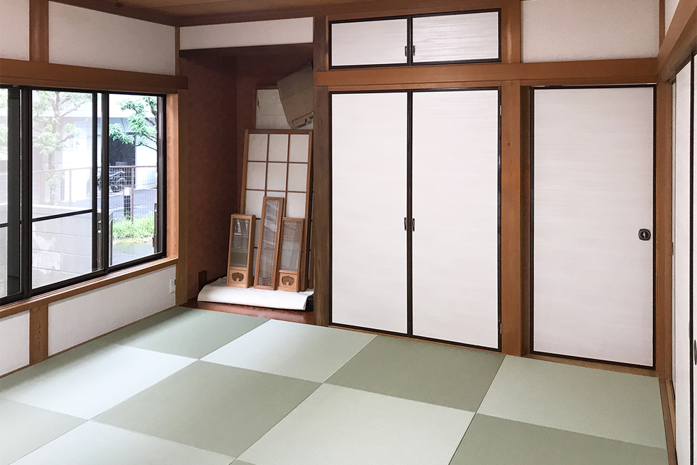 畳は汚れに強く虫がつきにくい樹脂製リノベーション用半畳