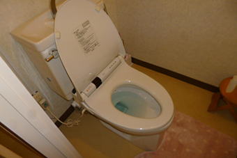 トイレ 便器も老朽化