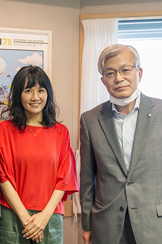 放送終了後、MCの春原さんと